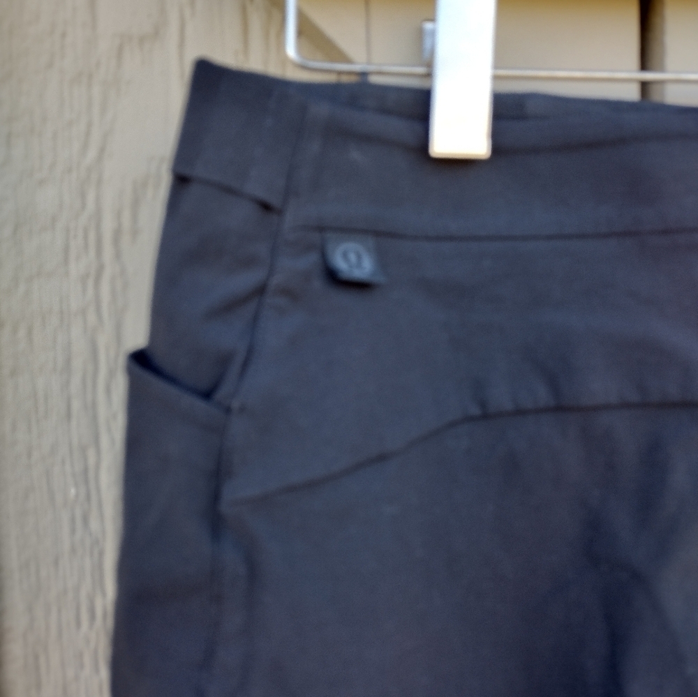 Lululemon Lab Utility Trousers Cargo Pocket Pants Size 6 Black 28" - Picture 5 of 8